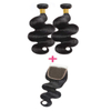 Body Wave 2 Bundles With 4x4 Free Part Closure