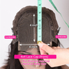 Quentina 4X4 Lace Front Wigs Straight Human Hair Wigs