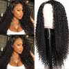 Quentina Jerry Curly 13x4 Lace Front Human Hair Wigs 150% Density, Unprocessed Brazilian Virgin Hair Free Part Wig Pre Plucked with Baby Hair