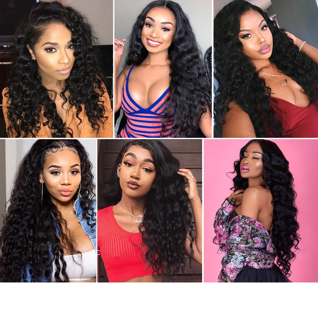  4x4 Loose Deep Wave Lace Closure Human Hair Top Lace Closure with Baby Hair Free Part Brazilian Virgin Hair Natural Color 
