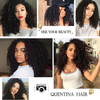 Quentina Brazilian Jerry Curly 3 Bundles Hair Weft With 4*4 Lace Closure