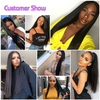 Quentina 4X4 Lace Front Wigs Straight Human Hair Wigs