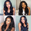Brazilian Body Wave Human Hair Wigs 13X4 Lace Front Wigs with Baby Hair 150% Density Pre Plucked Natural Hairline wigs for Black Women