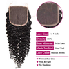 Quentina Brazilian Jerry Curly 3 Bundles Hair Weft With 4*4 Lace Closure