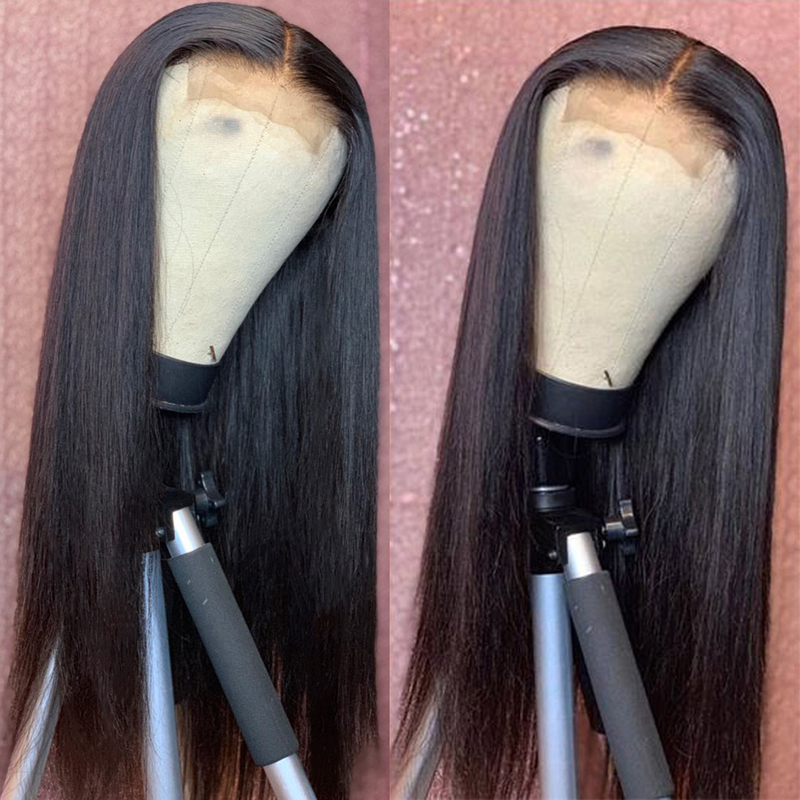 Quentina 4X4 Lace Front Wigs Straight Human Hair Wigs