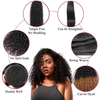 Quentina Brazilian Jerry Curly 3 Bundles Hair Weft With 13*4 Lace Closure 