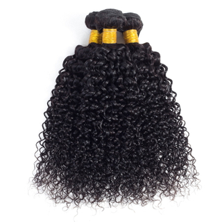 Kinky Curly 3 Bundles 10A Unprocessed Brazilian Virgin Hair
