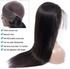 Brazilian Straight Lace Wig with Baby Hair 100% Unprocessed Lace Front Wigs Human Hair 150% Density Glueless Pre Plucked Human Hair Lace Front Wigs for Black Women (20 inch)