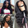 Brazilian Body Wave Human Hair Wigs 13X4 Lace Front Wigs with Baby Hair 150% Density Pre Plucked Natural Hairline wigs for Black Women
