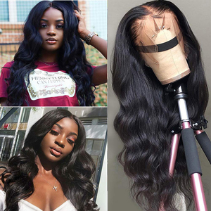 Brazilian Body Wave Human Hair Wigs 13X4 Lace Front Wigs with Baby Hair 150% Density Pre Plucked Natural Hairline wigs for Black Women