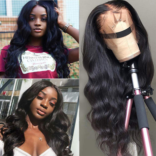 Brazilian Body Wave Human Hair Wigs 13X4 Lace Front Wigs with Baby Hair 150% Density Pre Plucked Natural Hairline wigs for Black Women