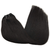 Hair Extensions Clip in Natural Black 24 Inch 120g 7pcs Human Hair Extensions Remy Natural Hair Real Straight Thick Weft