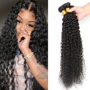 10A Grade Brazilian Virgin Kinky Curly Bundles Human Hair Unprocessed Remy Kinky Curly Wave Hair Extensions Weave Natural Color 