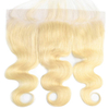 613 Platinum Blonde Body Wave Human hair Pre Plucked 13x4 Frontal Lace 