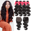 Body Wave 4 Bundles with Closure