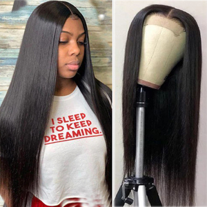 Quentina 4X4 Lace Front Wigs Straight Human Hair Wigs
