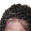 Quentina Jerry Curly Bob Wigs Brazilian Virgin Human Hair Lace Front Wig For Black Women 4X4 Lace Closure Wig Pre Plucked with Baby Hair Natural Black