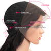 Brazilian Body Wave Human Hair Wigs 13X4 Lace Front Wigs with Baby Hair 150% Density Pre Plucked Natural Hairline wigs for Black Women