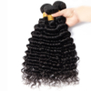 Brazilian Hair Deep Curly Bundles 100% Unprocessed Curly Virgin Hair Wet and Wavy Deep wave Human Hair Extensions 1 Bundles Brazilian Hair Deep Curly Bundles