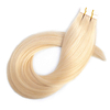 Tape in Hair Thick Ends Extension 12Inch Double Sided Hair Extension Color 613 Bleach Blonde Skin Weft Real Tape Hair Extensions Tape Human Hair Extensions 100% Real Hair Seamless Hair
