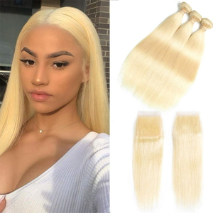 613 Blonde Bundles With Closure