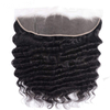 Brazilian Loose Deep Wave 13X4 Lace Frontal,100% Unprocessed Human Virgin Hair Loose Deep Curly Natural Color 