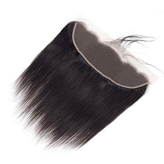 Straight Virgin Natural Human Hair Lace Frontal Closure 13X4 Ear to Ear
