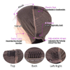 Body Wave Human Hair Lace Front Wigs with Baby Hair Pre-Plucked Natural Hairline Glueless Brazilian Body Wave 13X4 Lace Front Wigs for Black Women 150% Density Natural Color (22 inch)