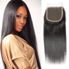 4x4 Closure Brazilian Straight Lace Closure Human Hair Free Part