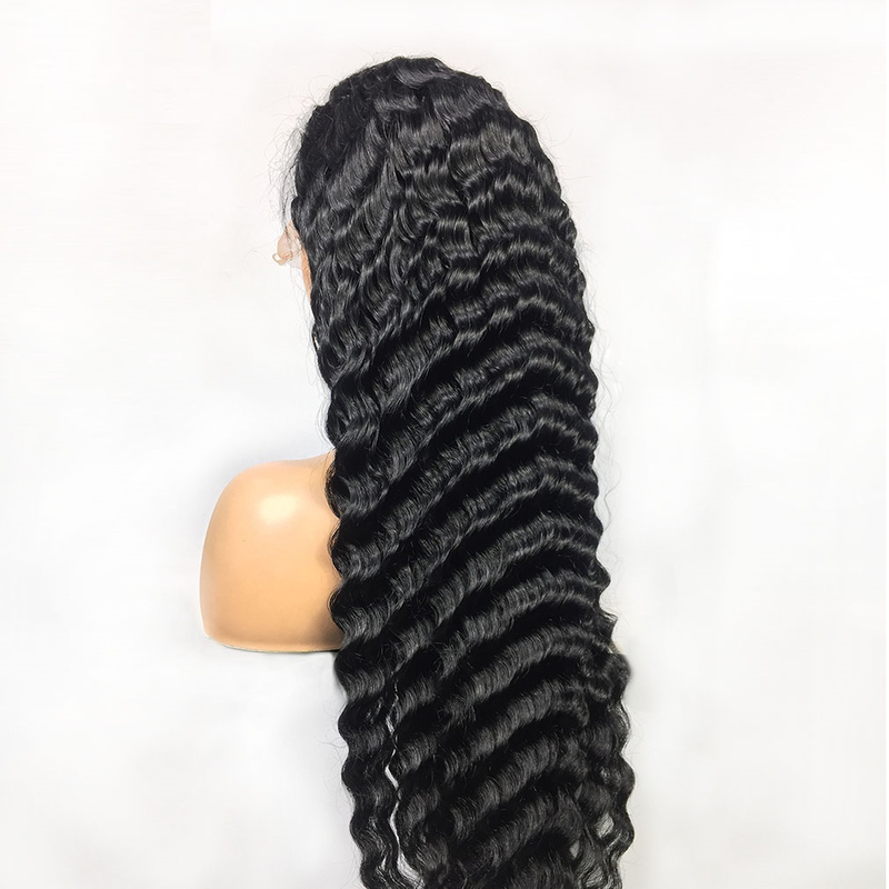 Loose Deep Wave Lace Front Wigs Human Hair with Baby Hair Brazilian Virgin Hair Human Hair Wigs for Black Women 150% Density Swiss Lace Pre Plucked Natural Hairline